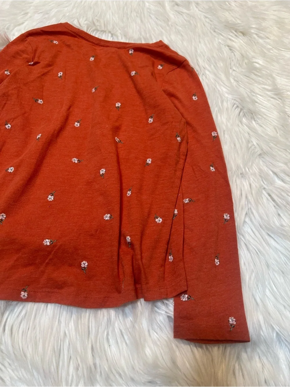 Old Navy Girls Size Large 10-12 Softest Tee Long Sleeve T-Shirt Mesa Rock Floral